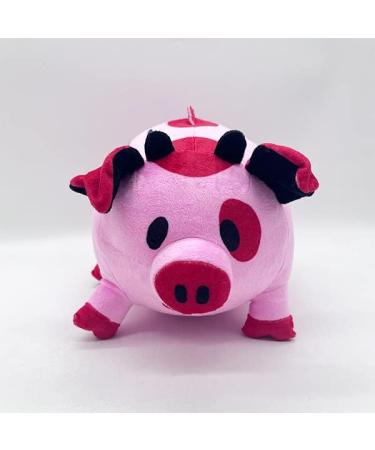 Hazbin Hotel Fat Pig Plush Toy - Helluva Boss Chibi Figure for Sofa Couch Decor - 18 cm Kids Pink - Buy Online on GoSupps.com