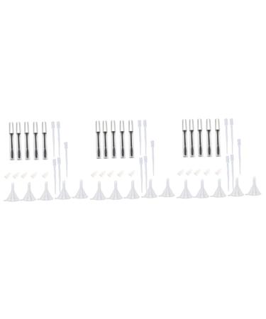 OHPHCALL 15 Pcs Eyelash Tube Clear Mascara Tube Lip Gloss Tubes with Wand Tube with Eyelash Brush 1 g (Pack of 1) As Shownx3pcs