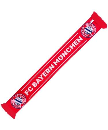 FC Bayern Munich Scarf - 5 Stars Logo | Red FCB Fan Scarf - International Shipping Available - Buy Online on GoSupps.com