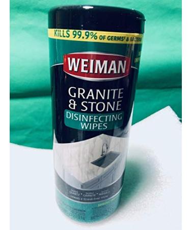 Weiman Granite Wipes Canister 30 Count