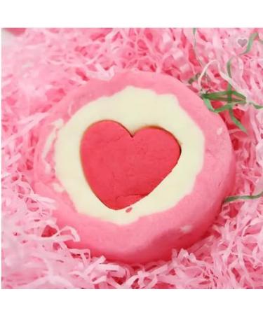 Luxurious Heart-Shaped Rose Scented Bubble Bath with Essential Oils Shea Butter & Blueberry Extract for Soft Hydrated Youthful Skin - Buy Online on GoSupps.com