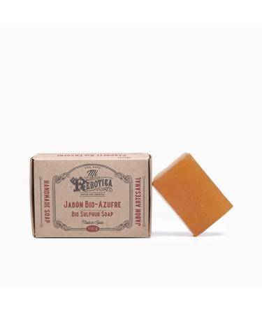 MI REBOTICA | Organic Sulfur Soap | Acne Treatment | Facial Soap for Oily and Acne Prone Skin | Powerful Anti-Acne Cleanser |