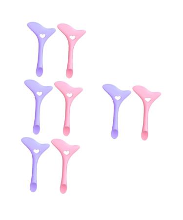 Mipcase 8 Pcs Eyeliner De Silicona Para Gelatinas Lipstick Wearing Aid Make up Tools for Women Girl mediumx4pcs Assorted Colorx4pcs