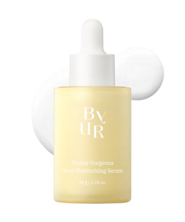 ByUR Honey Gorgeous Keep Moisturizing Serum - Deeply Hydrating + Nourishing for Glass Skin Skin Barrier Care for Dry Skin 4 Types of Honey Extracts & Ceramide Facial Daily Pore Care Korean Skincare