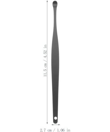 Stainless Steel Ear Cleaning Tools - 2 Sets of Portable Black Spiral Scrapers for Ear Wax Removal and Storage - Reusable and Easy to Use for Men, Kids, and Home Cleaning - Healeved - Buy Online on GoSupps.com