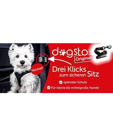 Dogsto Dog Safety Belt - Universal Car Seat Belt Attachment for Safe & Comfortable Travel - Buy Online on GoSupps.com