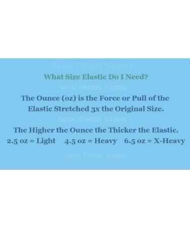 100 Pack of 1/8 Inch Clear Latex-Free Orthodontic Elastic Rubber Bands - Small Rubberbands for Braces, Hair Braids, Crafts - Made in USA by Sonic Dental - Buy Online on GoSupps.com