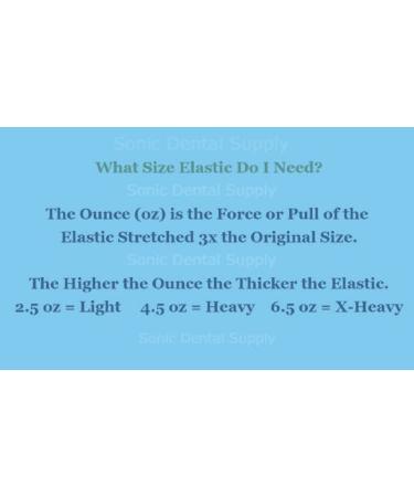 100 Pack 5/16 Inch Clear Latex-Free X-Heavy Orthodontic Elastic Bands - Small Rubberbands for Braces, Dreadlocks, Hair Braids - Made in USA by Sonic Dental - Buy Online on GoSupps.com