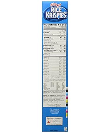 Kellogg's Rice Krispies Toasted Rice Cereal 12 Oz. Pack Of 3 - Buy Now! - Buy Online on GoSupps.com