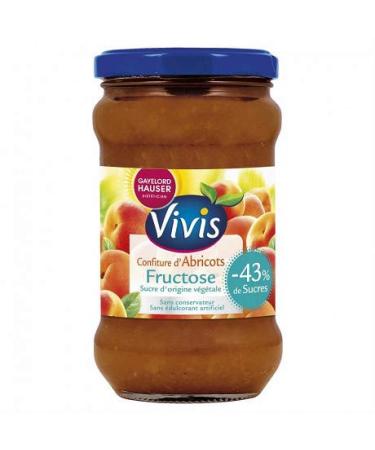 Gayelord Hauser Apricot Jam with Fructose 320 g - Set of 4