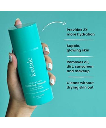 Avoka Naturals Foxtale - The Daily Duet Gentle Hydrating Cleanser -100ml - Buy Online on GoSupps.com