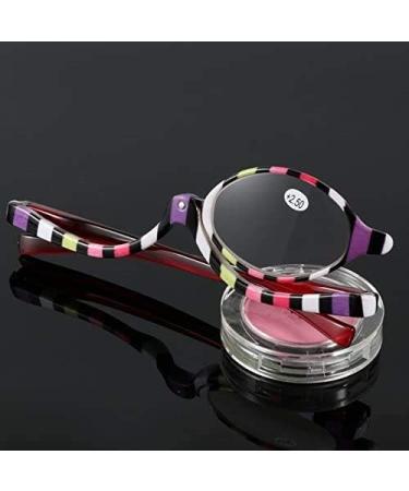 Young21 Makeup Glasses - 2.5x Magnifying Folding Cosmetic Reading Glasses for Enhanced Beauty - Buy Online on GoSupps.com