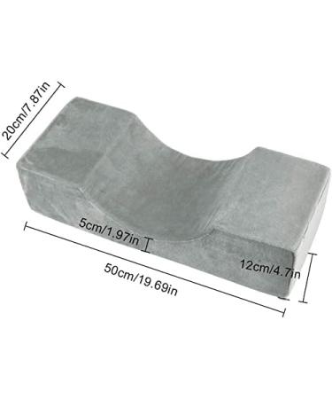 UKD Lash Pillow Neck Eyelash U Shape Ergonomic Curve Extension Support Soft Memory Foam Grey Professional Beauty Neck Support Pillow for Salon Makeup Eyebrow Trimming - Buy Online on GoSupps.com