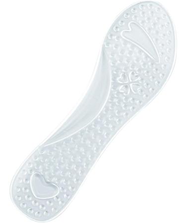 NOLITOY Silicone Cropped Insoles - 3 Pairs Foot Care Gel Arch Support Cushions for Ladies - Non-Slip Foot Therapy Insoles - Buy Online on GoSupps.com