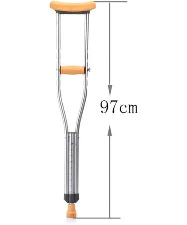 Crutches for Adults Underarm Handicapped Crutches/Canes for Disabled Persons with Free Retractable Aluminum Walkers Adjustable Range 90-150 Cm Great for Travel or Work (Single) - Buy Online on GoSupps.com