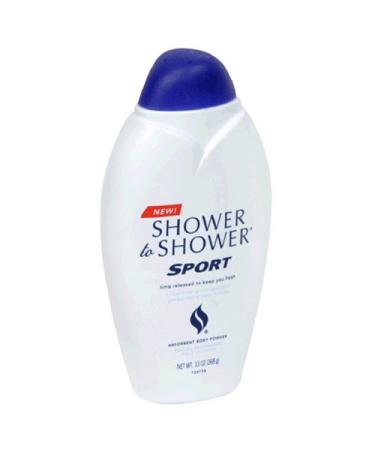 Shower to Shower Absorbent Body Powder Sport 13-Ounce Bottles (Pack of 4) 13 Ounce (Pack of 4)