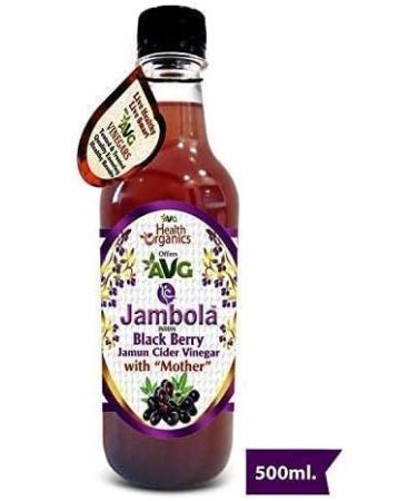 CROW AVG Jambola- Jamun Vinegar with Mother Natural & Unfiltered- 500 ml - Buy Online on GoSupps.com