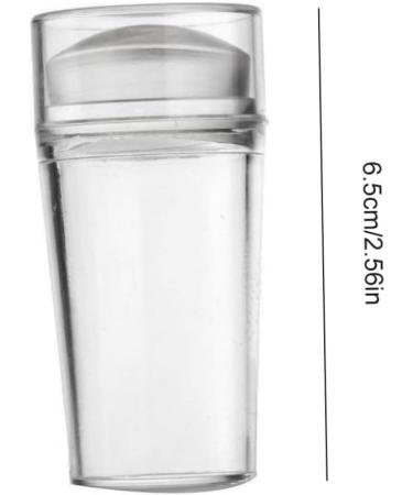Silicone Nail Stamper & Scraper Set - 2.8cm Clear Stamp Printing Head Manicure Tools - Buy Online on GoSupps.com