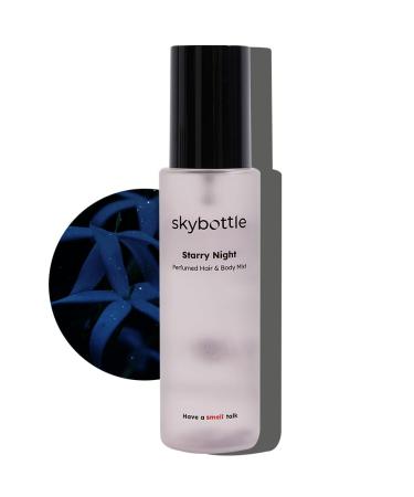 skybottle Hair & Body Mist Lasting Fragrance with Ylang Ylang Jasmine Musk Scent Travel Size Perfume and Body Spray Hygiene Essentials for Women Girls Valentine Gift 3.4 Fl. Oz Starry Night
