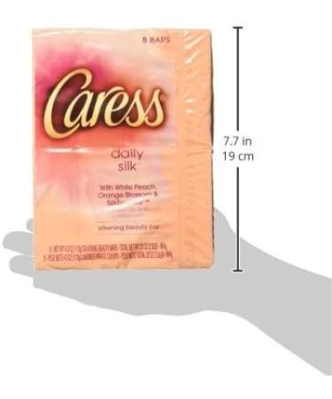 Caress Daily Silk Beauty Bar 4 oz (Pack of 8) - Moisturizing Soap for Soft & Smooth Skin - Buy Online on GoSupps.com