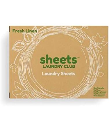 Sheets Laundry Club All In One Laundry Kit: 50 Fast Dissolving Fresh Linen Sheets, Lavender Scent Booster, Plant Based Dryer Sheets - Buy Online on GoSupps.com