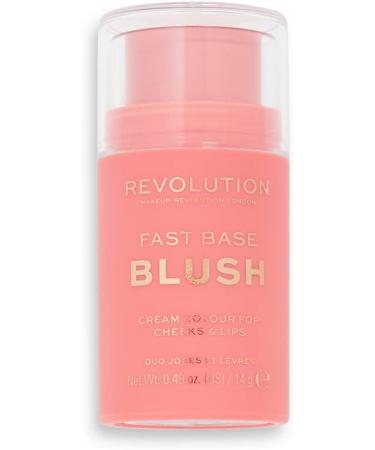 Makeup Revolution London Fast Base Blush Cream Colour For Cheeks & Lips Peach - Buy Online on GoSupps.com