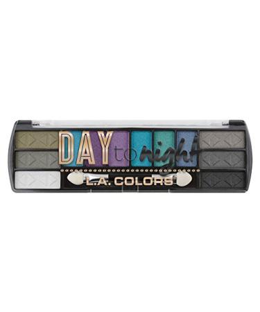 Day To Night 12 Color Eyeshadow Palette - Intense Pigmentation Blendable Shades & Dual-Sided Applicator | Bundle with Eyebrow Tweezers | Pack of 2 - Buy Online on GoSupps.com