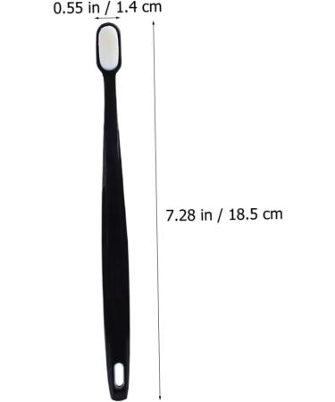 Partykindom Nano Soft Toothbrush for Sensitive Gums - Ideal for Adults Babies & Pregnant Women | Brass & Soft Fur Bristles - Buy Online on GoSupps.com