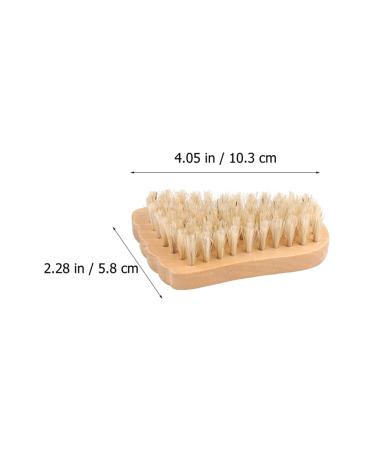 Lurrose Professional Nail Brush - Wood Hand Peeling Brush for Toes & Fingernails | Manicure & Pedicure Cleaning Tool | Nail Art Essentials - Buy Online on GoSupps.com