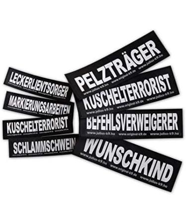 Large Black IN TRAINING Interchangeable Patches - 1 Pair for Dog Vests - Buy Online on GoSupps.com