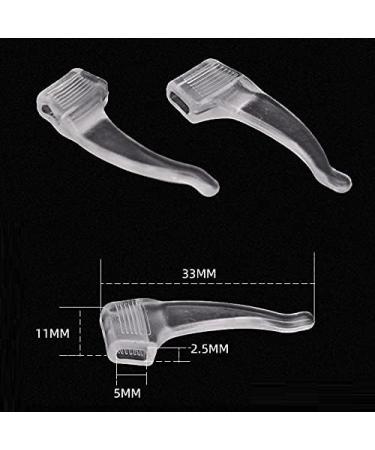 Comunj 20 Soft Silicone Anti-Slip Ear Pads for Glasses & Sunglasses - Transparent Holder for Ultimate Comfort - Buy Online on GoSupps.com