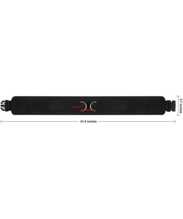 HYVAWO Waist Belt Neoprene Padded Gym Pulley Strap with Rings for Cable Machines Fitness Exercise Speed Agility Resistance Training - Buy Online on GoSupps.com