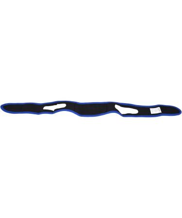 Anti Snore Chin Strap | Adjustable Breathable Nylon Head Band for CPAP Users | Comfortable Sleep Support for Men & Women - Blue Black - Buy Online on GoSupps.com
