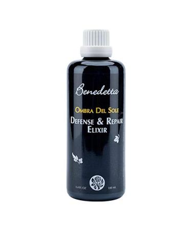 Ombra Del Sole: Defense & Repair Elixir - Alternative Sun Protection Locks in Hydration Rich in Anti-Oxidants - 3.4 oz (100 ml)
