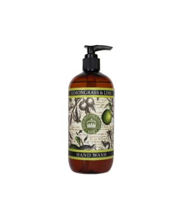 The English Soap Company Kew Gardens Hand Wash Refreshing Botanical Wash with a Rich Lather Enriched with Soothing Aloe Vera and Vitamin E Lemongrass and Lime Scent 500ml Lemongrass & Lime