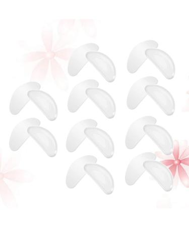 FARUTA 10 Pairs Silicone Eyeglass Nose Pads | Sticky D Shape Adhesive Grips for Spectacles & Sunglasses - Lift & Raiser Pads for Comfort - Buy Online on GoSupps.com