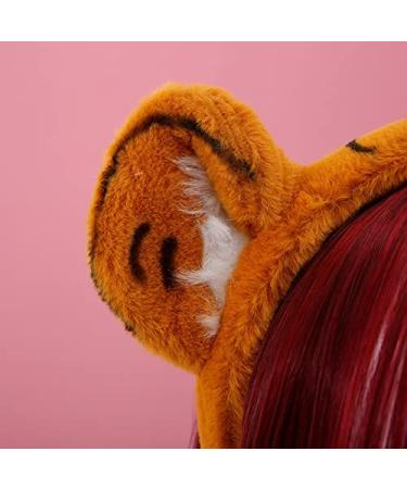 2Pack Tiger Ear Headbands - Cute Fashion Fluffy Soft Plush Headwear for Women & Girls - Buy Online on GoSupps.com