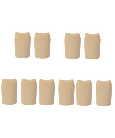 10 Pcs Toe Scuffs Toe Covers Toe Finger Protector Breathable Toe Protectors Anti-wear Covers Soft Toe Sleeves Toe Silicone Toe Covers Toe Protective Sleeves