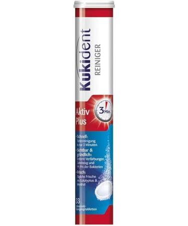 Kukident Denture Cleaner Active Plus - 3x33 Tabs | Effective Denture Care & Maintenance - Fast International Shipping - Buy Online on GoSupps.com