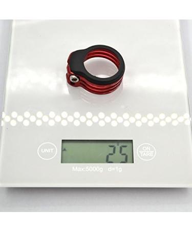 Fouriers CNC Alloy Seatpost Clamp 31.8mm/34.9mm Black - Waterproof & Superlight - Buy Online on GoSupps.com
