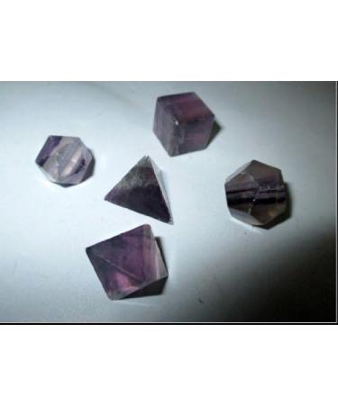 Jet Purple Flourite Sacred Geometry Set - Top Grade Merkaba Star with Velvet Pouch and Free Booklet - Crystal Therapy for Chakra Balancing and Healing - Buy Online on GoSupps.com