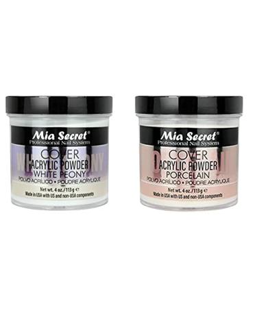 Mia Secret - COVER POWDER (WHITE PEONY + PORCELAIN) 4 oz