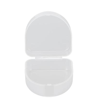 Buy Transparent Mouthguard Storage Box | Portable Dental Retainer & Denture Case for Home Travel & Office - Buy Online on GoSupps.com