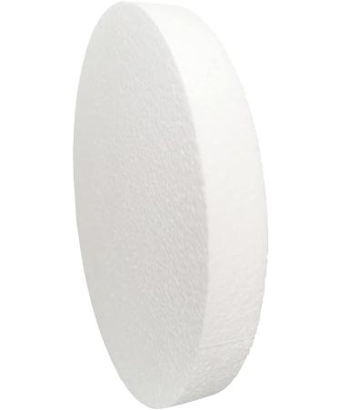 8 Inch 10-Pack Foam Circles for Crafts - 1 Thick Polystyrene Round Disc for DIY Projects, Cakes, Decorations, Sculpture Modeling - White Foam Circles for Arts and Crafts - Buy Online on GoSupps.com