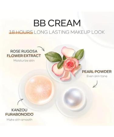 BB Cream Coverage Waterproof Glow BB Cream + CC cream Long-Lasting Oil-Control Pore-Hiding Foundation Makeup Skin Care Foundation Makeup Tinted Moisturizer Moisturizer Face 1.06oz - Buy Online on GoSupps.com