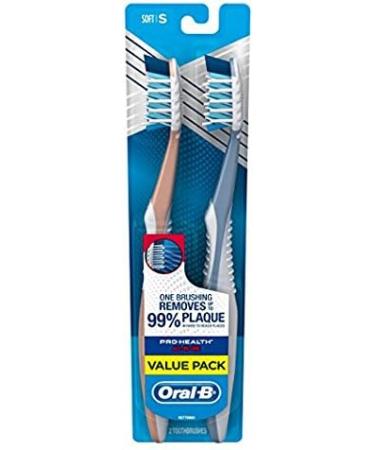 Oral-B Pro-Health All-In-One 40S CrossAction Toothbrush Twin Pack - Soft Bristles - Buy Online on GoSupps.com