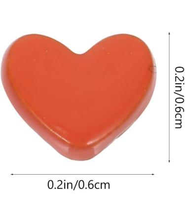NUOBESTY 100pcs Clothes Doll Studs Supplies Premium Handmade Small Rivets Accessories Materials Heart Shoes 0.5X0.5cm Orange - Buy Online on GoSupps.com