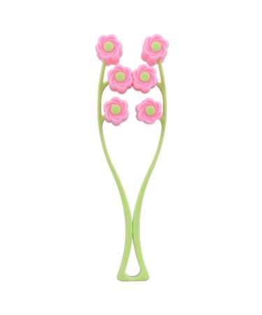 Roller Massage Portable Facial Massager Flower Shape Elastic Anti Wrinkle Slimming Face Relaxation Tools