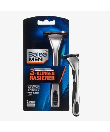 Balea MEN razor 3 blades 1 piece blue 1 piece (1 pack)
