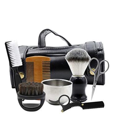 TsoLay Men's Fashion Beard Shaping Tool Shaver Perfect Lines Mustache Comb Beard Comb Care Suit